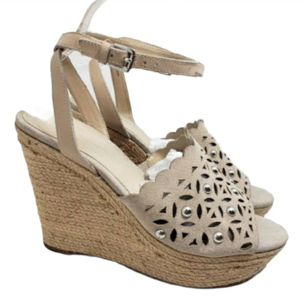 Marc Fisher LTD Hata Cutout Wedge Sandal Sz 8.5M - Picture 5 of 9